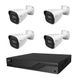 Комплект IP-відеонагляду на 4 камери TVT IP-Video Kit 4x4Mp (B) PoE: 4 циліндричні 4Mp відеокамери + 4-канальний 6Mp відеореєстратор (77-00328-6) 77-00328-6 фото 1