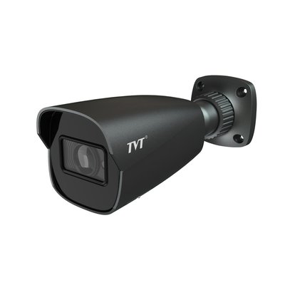 IP-відеокамера 5Mp TVT TD-9452S4 (D/PE/AR3) Black f=2.8mm з мікрофоном (77-00311) 77-00311 фото