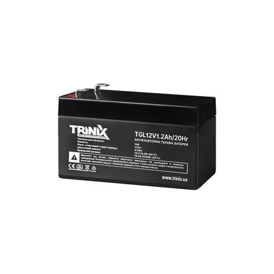 Акумуляторна батарея гелева 12В 1.2Аг Trinix TGL12V1.2Ah/20Hr GEL (44-00069) 44-00069 фото