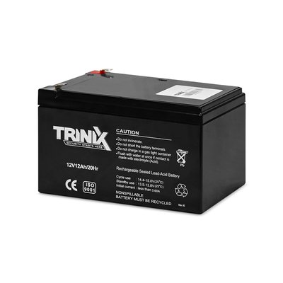 Акумуляторна батарея 12В 12Аг Trinix 12V12Ah/20Hr AGM свинцево-кислотна (44-00033) 44-00033 фото