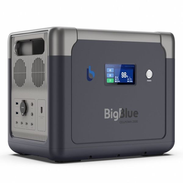 Портативна зарядна станція BigBlue CP2500 2500W 1843Wh (42-00105) 42-00105 фото
