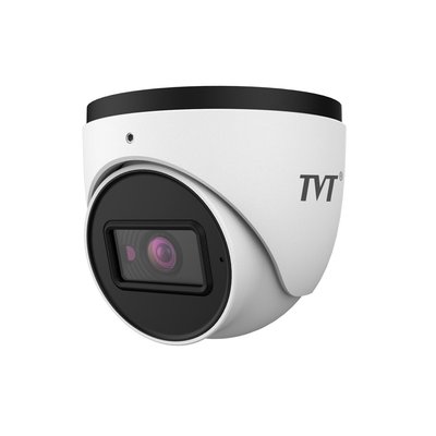 IP-відеокамера 5Mp TVT TD-9554S4 (D/PE/AR2) White f=2.8mm з мікрофоном (77-00298) 77-00298 фото