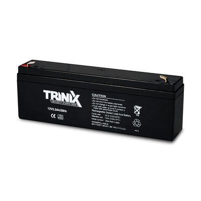 Акумуляторна батарея 12В 2.2Аг Trinix 12V2.2Ah/20Hr AGM свинцево-кислотна (44-00037) 44-00037 фото
